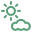 sun and cloud icon