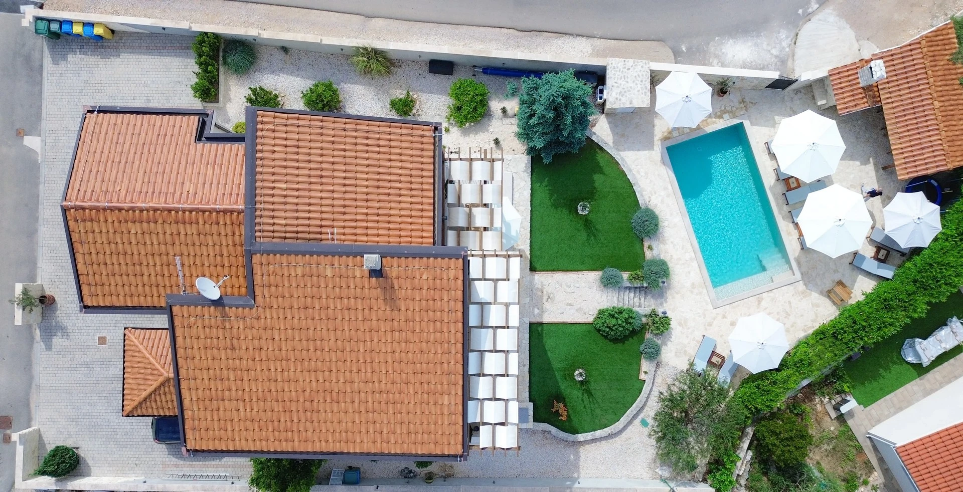 house dron view
